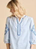 Fossil Blouse - Light Blue