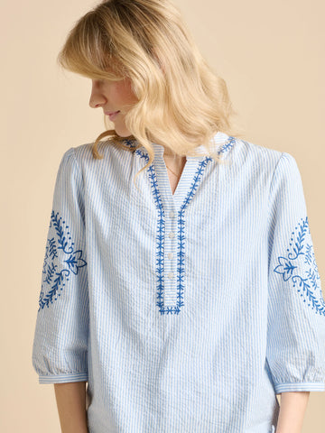 Fossil Blouse - Light Blue