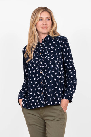 Daisy Cord Shirt - Navy
