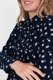 Daisy Cord Shirt - Navy