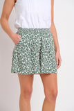 Leopard Floral Shorts
