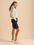 Wide Leg Denim Shorts