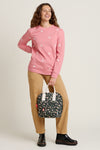 Floral Embroidered Crew Neck Sweat