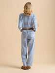 Barrel Leg Jeans -Light Blue