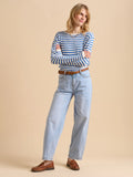 Barrel Leg Jeans -Light Blue