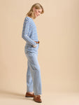 Barrel Leg Jeans -Light Blue