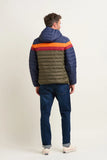 Men's Retro Stripe Puffer