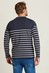 Striped Long Sleeve Tee - Navy