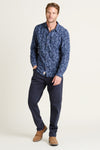 Blue Paisley Shirt