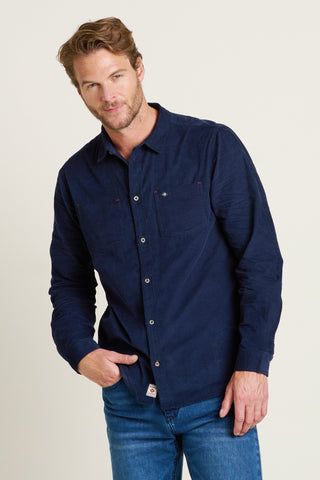 Navy Corduroy Shirt