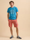 Linear Bikes Tee - Blue