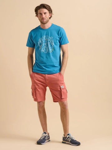 Linear Bikes Tee - Blue