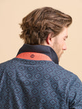 Navy Tile Polo