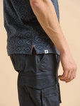 Navy Tile Polo