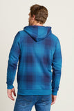 Check Hooded Crew Neck Sweat
