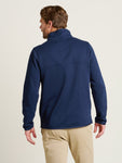 Navy Quarter Zip Sweat