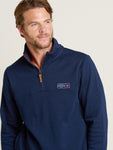Navy Quarter Zip Sweat