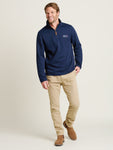 Navy Quarter Zip Sweat