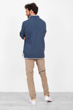 Quarter Zip Pique Sweat