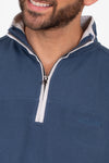 Quarter Zip Pique Sweat