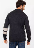 Grey Quarter zip Jumper