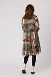 Armina Print Dress - Forest