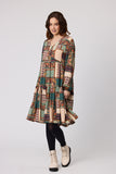 Armina Print Dress - Forest