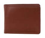 Milleni Tan Men's Flat Leather Wallet