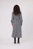Classified Bianca High Neck Dress - Black and White