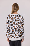 Classified Heart Print Sweatshirt