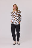 Classified Heart Print Sweatshirt
