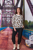 Classified Heart Print Sweatshirt