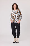 Classified Heart Print Sweatshirt