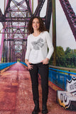 Classified Diamante Bow Top