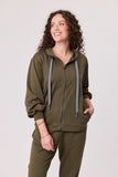 Classified Aspen Hooded Fleece Jacket - Khaki