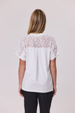 Pearl Flower Lace Tee