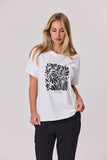 Pearl Flower Lace Tee
