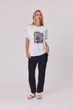 Pearl Flower Lace Tee