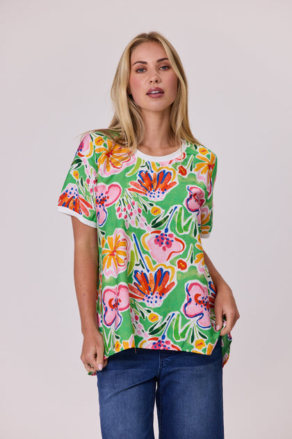 Bloom Pop Top - Green