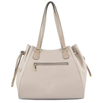 Milleni Grey Croc-Embossed Handbag