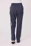 Democracy Cleo Stripe Trim Pant - Navy