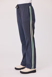 Democracy Cleo Stripe Trim Pant - Navy