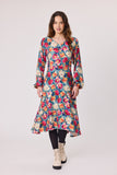 Democracy Indie Lined Dress - Teal