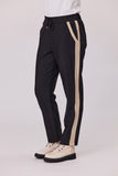 Democracy Sloane Side Stripe Pant - Black