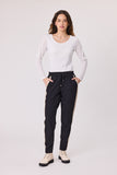 Democracy Sloane Side Stripe Pant - Black