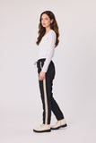 Democracy Sloane Side Stripe Pant - Black