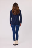 Democracy Tessa Knit Top - Navy