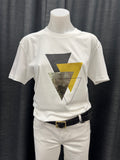 Geometric Tee - White