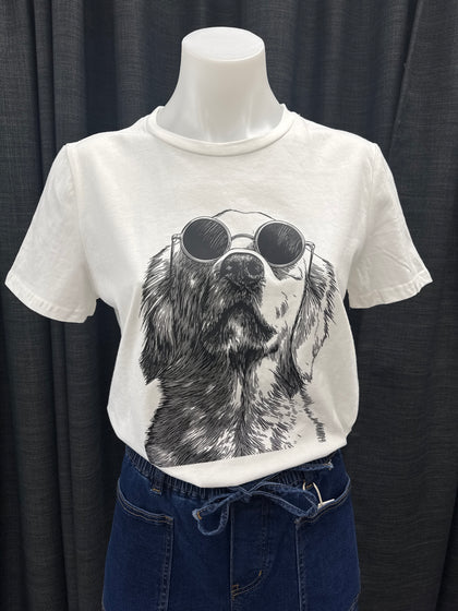 Cool Retriever Tee - White