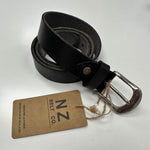 LEATHER BELT - 3cm WIDTH - BLACK